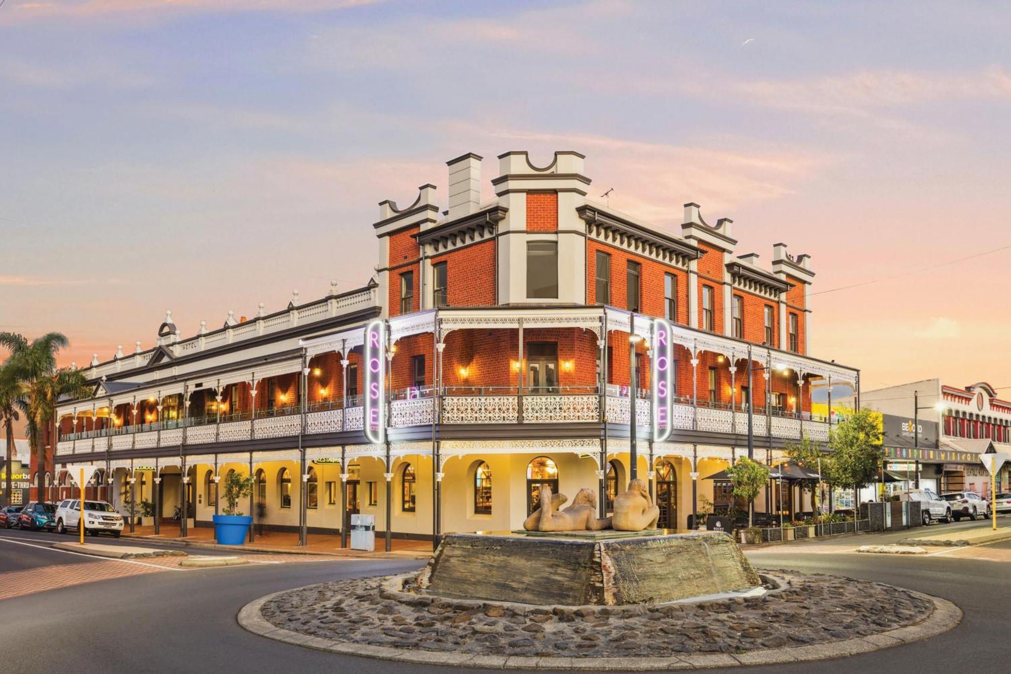 The Rose Hotel & Motel Bunbury Exteriér fotografie